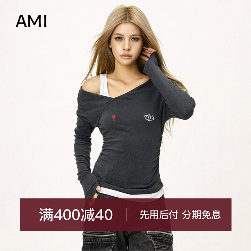AMI2025美式辣妹设计感斜