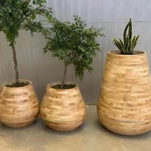 北欧长方形花箱户外庭院阳台种植隔断花盆家用玻璃钢水泥长条花槽
