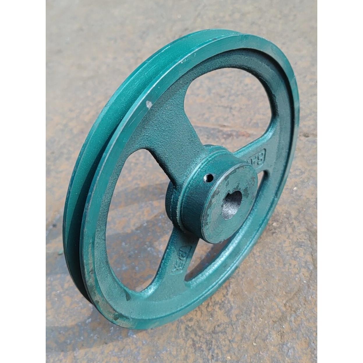 空心1B皮带盘单槽B型加厚电机皮带轮减速机马达带轮三角带轮铸铁