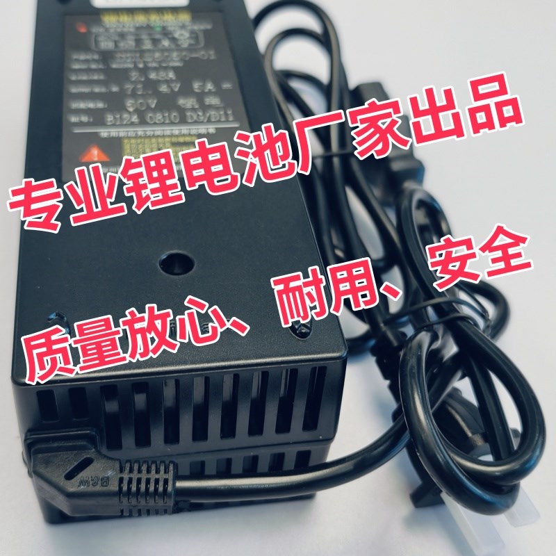 电动车锂电池充电器60V48V72V73V外卖快充三元磷酸铁锂电池充电器