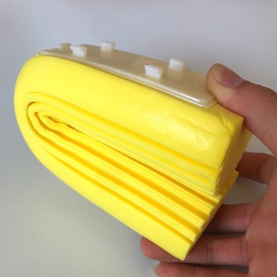 吸水对折式海绵拖把头替换28cm33cm通用家用宽口窄口折叠挤水胶棉