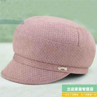 中老年人子女春秋83101妈妈鸭舌薄款 布帽老人帽天奶奶帽春夏帽老