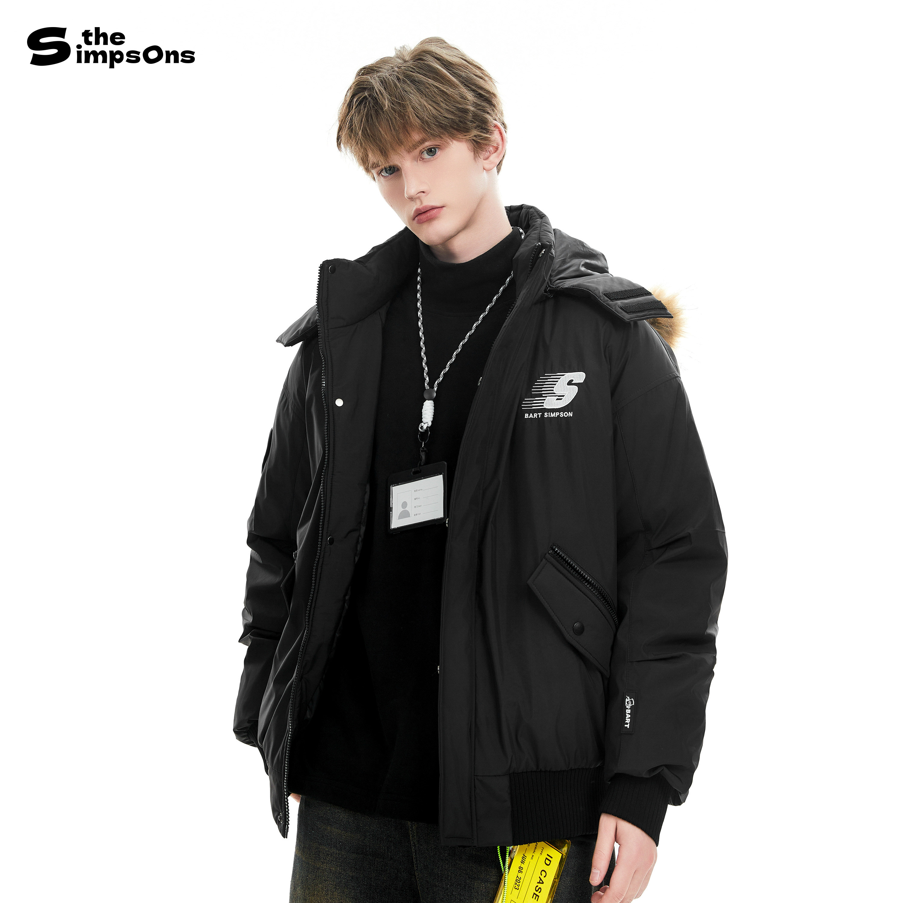 辛普森一家男装连帽羽绒服外套加厚保暖女羽绒冬季新款鸭绒,男装,羽绒服,淘宝优惠券,粉丝福利购,淘宝优惠卷