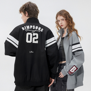 新款 夹克外套女2026春季 辛普森一家男装 情侣防风 黄子弘凡同款