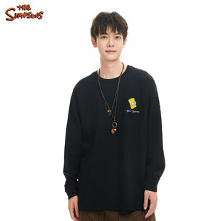 THE SIMPSONS辛普森一家2026春季新款长袖T男女款宽松百搭慵懒感