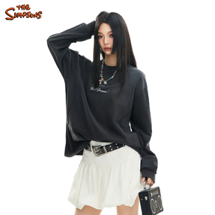 THE SIMPSONS辛普森一家2025秋季新款宽松慵懒感男T恤男女款休闲