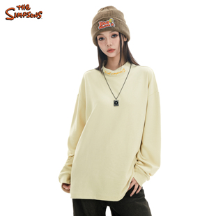 THE SIMPSONS辛普森一家2025秋款宽松男T恤男女款慵懒感时尚休闲