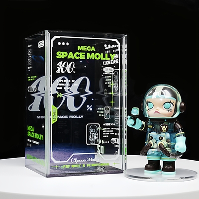 FUNHOME-MOLLY100盲盒场景化手办亚克力收纳防尘陈列展示盒