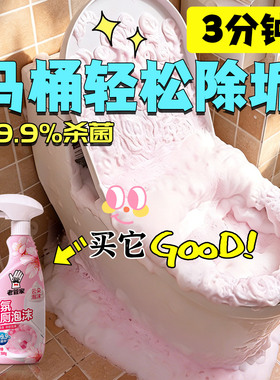老管家马桶清洁剂泡沫洁厕灵厕所清理除垢除臭去异味留香洁厕剂