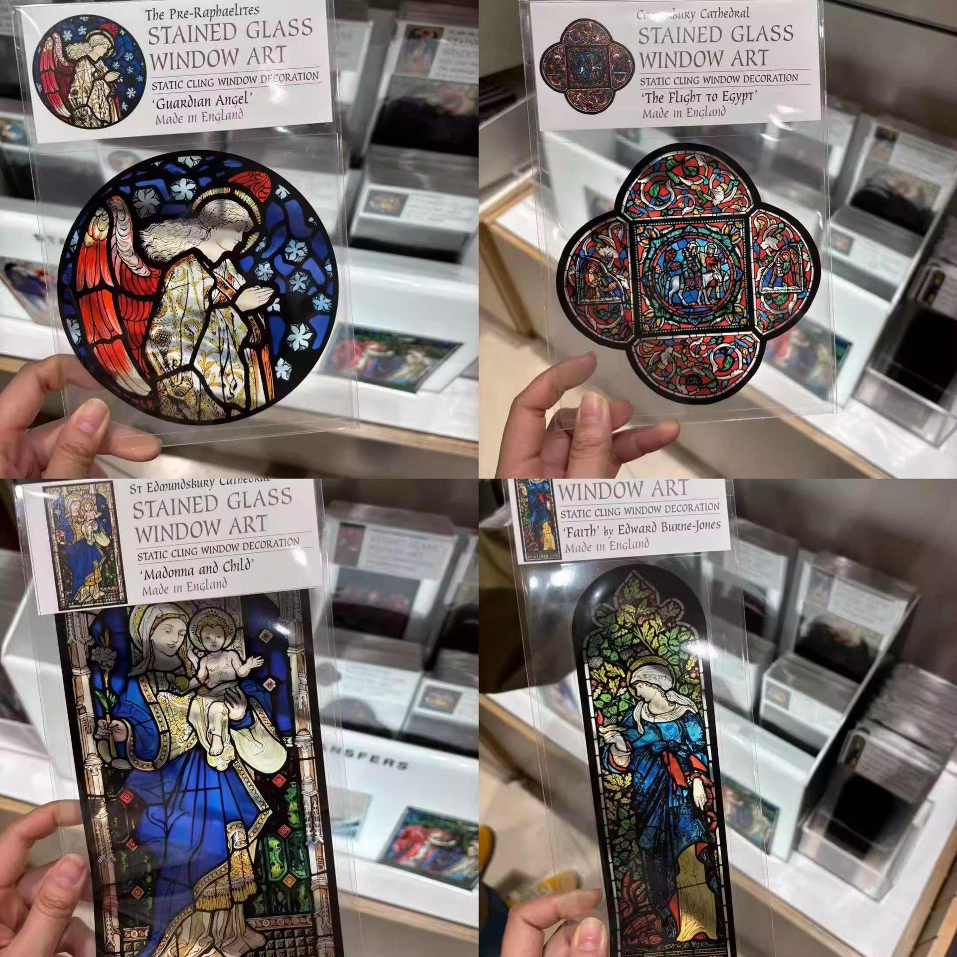 英国伦敦大英博物窗花亚克力彩色透光书签特色旅游伴手礼纪念品