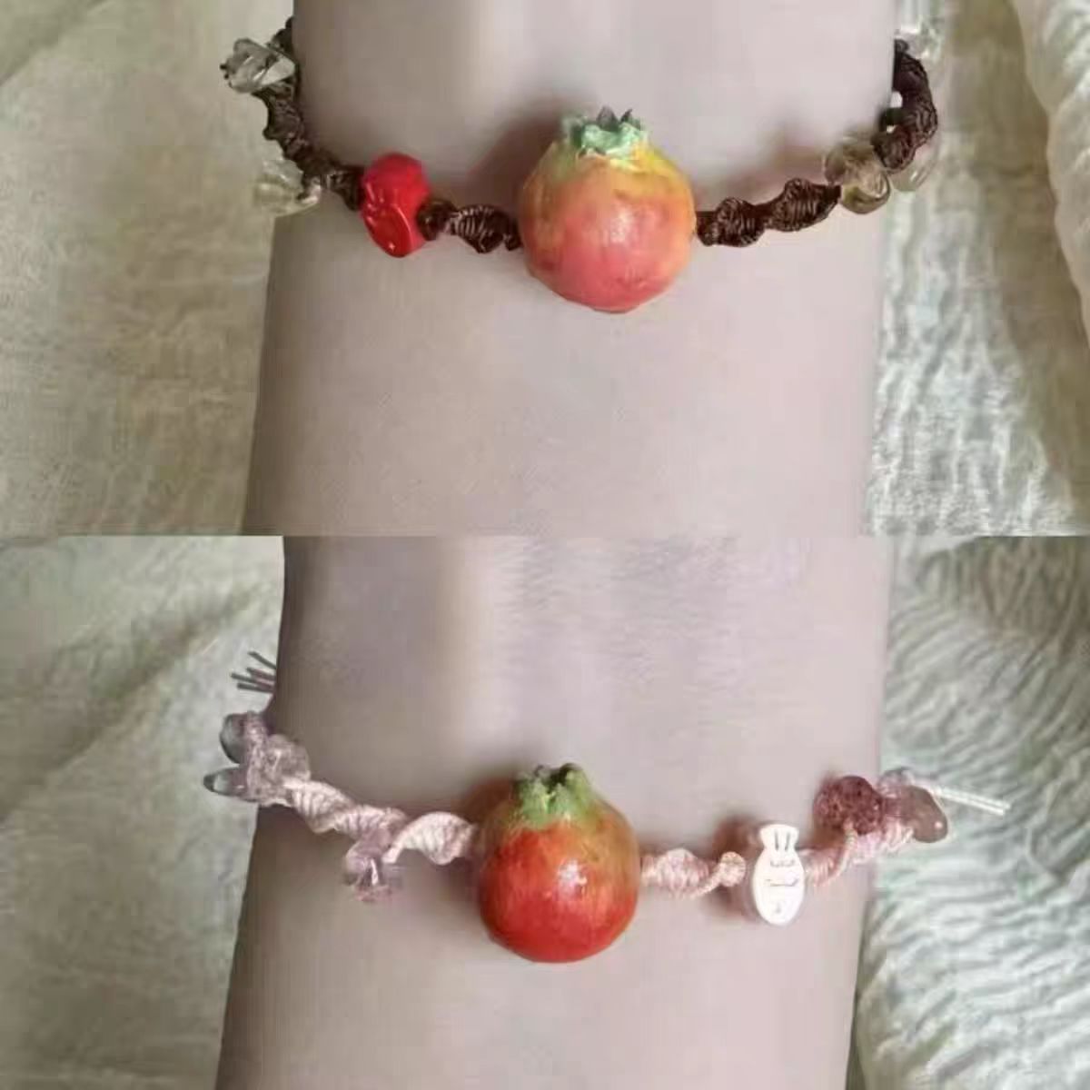 初秋甜蜜小石榴手链虞书欣粉丝