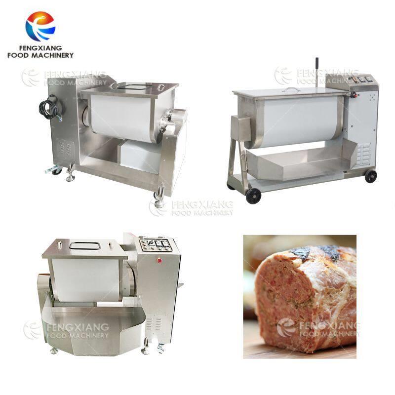 全自动馅料多款香肠肉肠拌馅机双轴水饺混沌肉饼丸子搅拌机器