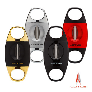 鲁宾斯基LUBINSKI LOTUS莲花V型雪茄剪 锯齿V型切割雪茄剪CUT