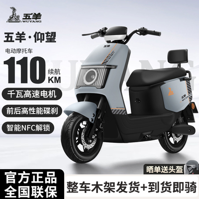 五羊仰望72V26A石墨烯电动摩托车