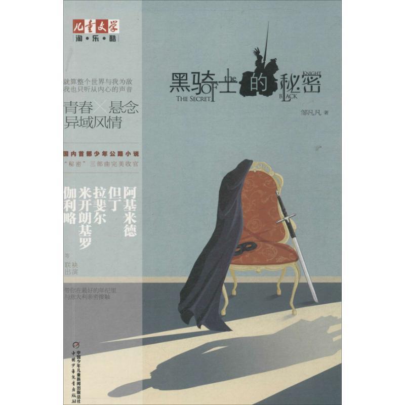 【正版书】 儿童文学淘乐酷--黑骑士的秘密 邹凡凡 著 中国少年儿童出版社