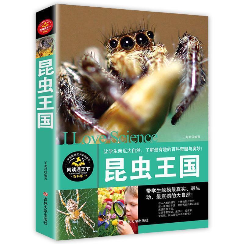 【正版书】 阅读通天下-昆虫王国 王龙君 吉林大学出版社