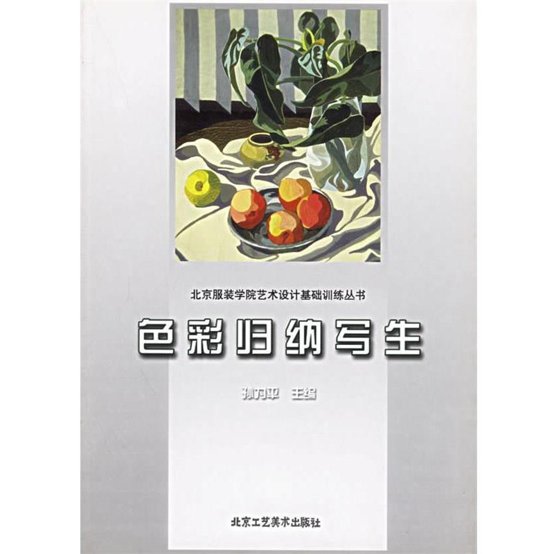 【正版书】 色彩归纳写生—北京服装学院艺术设计基础训练丛书 孙为平 主编 北京工艺美术出版社
