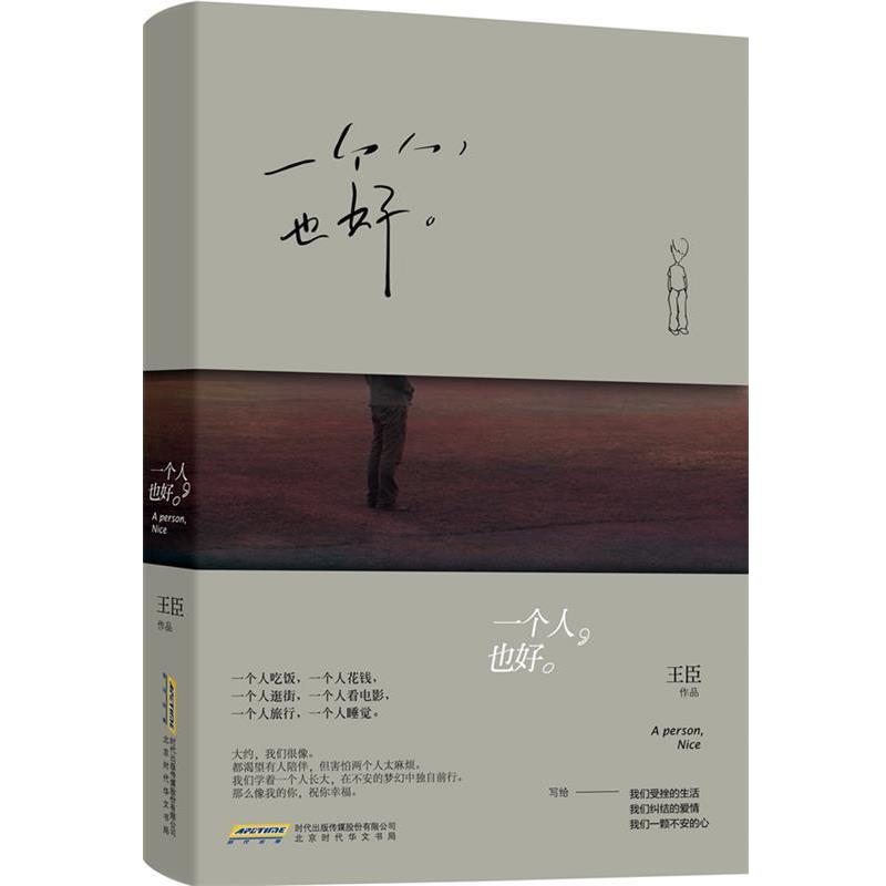 【正版书】 一个人，也好 王臣 北京时代华文书局