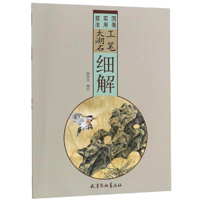 【正版书】 工笔太湖石细解 国画实用技法 杨联国 天津杨柳青出版社