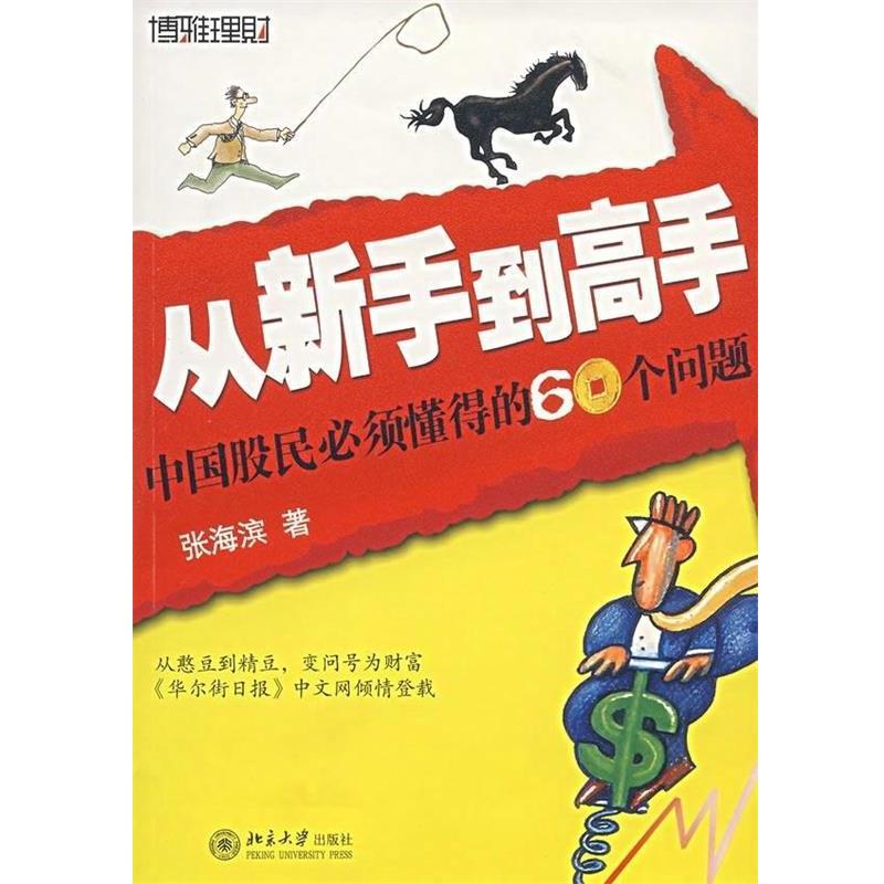 【正版书】 从新手到高手:中国股民必须懂得的60个问题 张海滨 著 北京大学出版社
