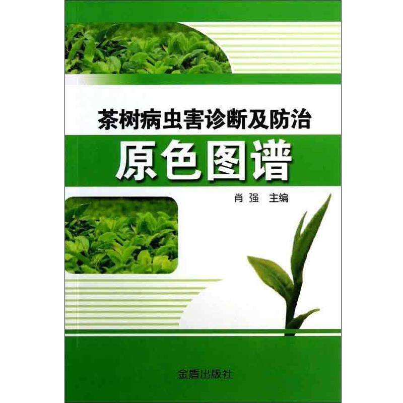 【正版书】 茶树病虫害诊断及防治原色图谱 肖强 主编 金盾出版社