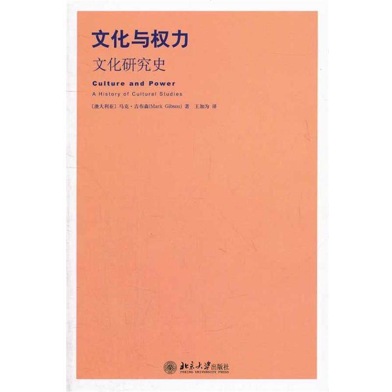 【正版书】 文艺思潮与文化研究丛书—文化与权力:文化研究史 (澳)吉布森　著,王加为　译 北京大学出版社