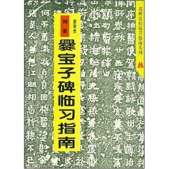 【正版书】 名碑名帖临习指南系列:爨宝子碑临习指南 姜荣贵 辽宁美术出版社