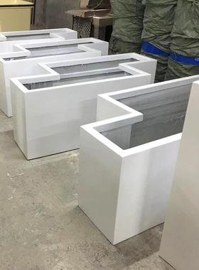 厂家生产各种异形户外玻璃钢种植树池市政圆林大尺寸种植花箱