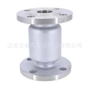 H42W-16P不锈钢法兰立式止回阀化工部/机械部DN50DN100
