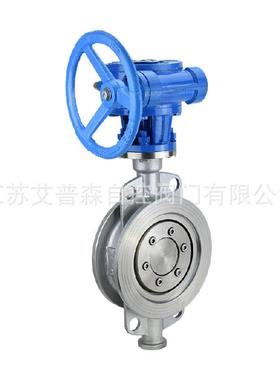 304316L不锈钢对夹硬密封蝶阀D373W/H-16P涡轮耐高温对夹蝶阀