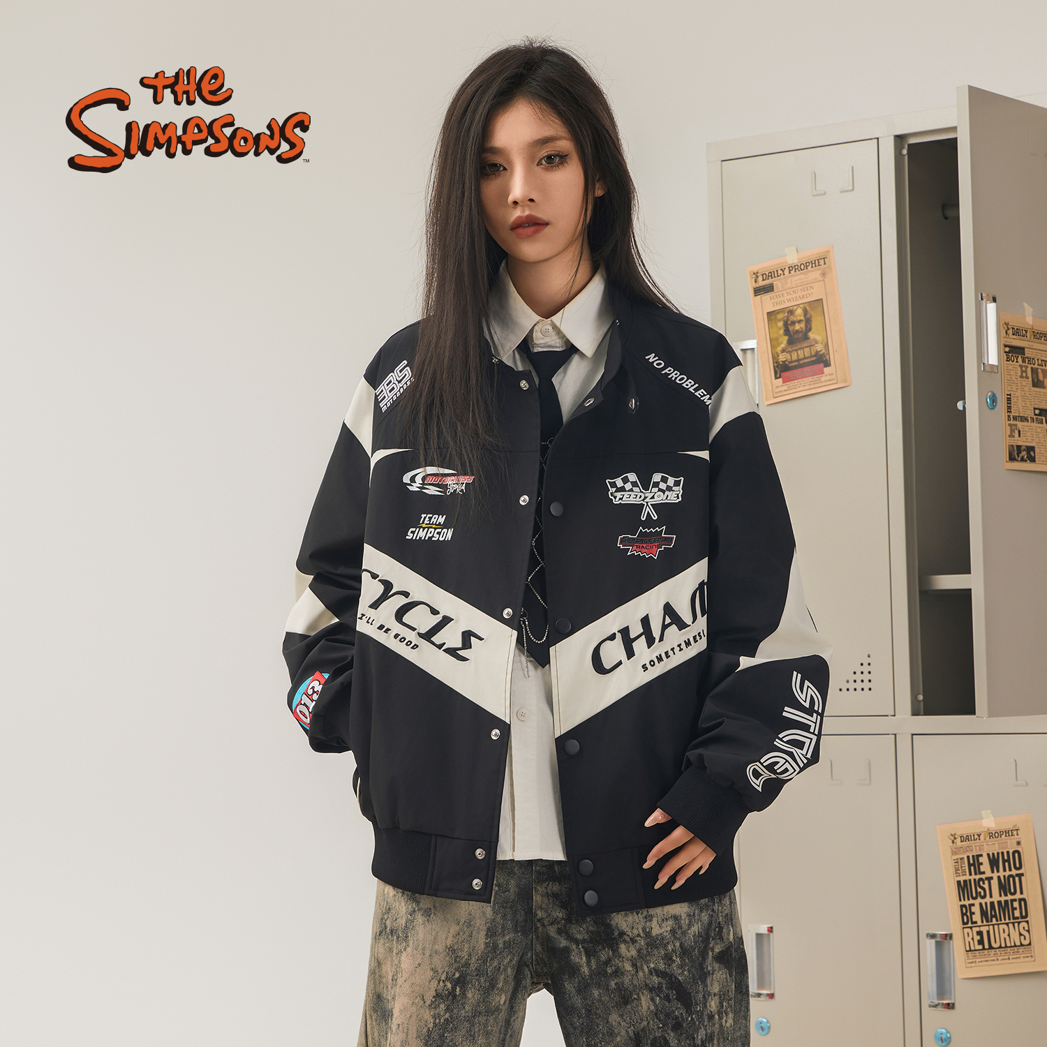 辛普森一家美式赛车服夹克外套