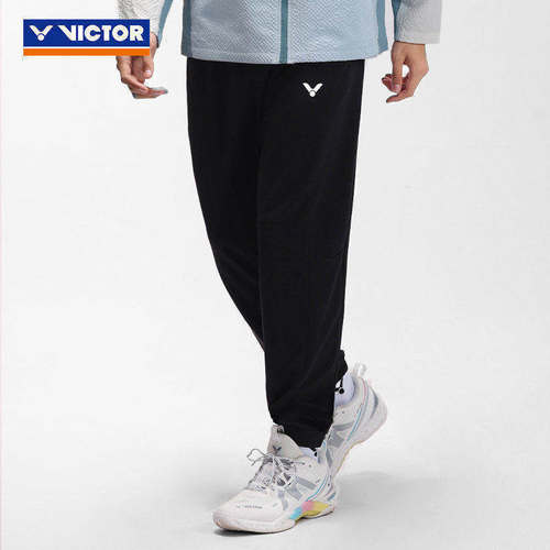 VICTOR/威克多羽毛球服训练系列中性款针织束口运动长裤 P-50801