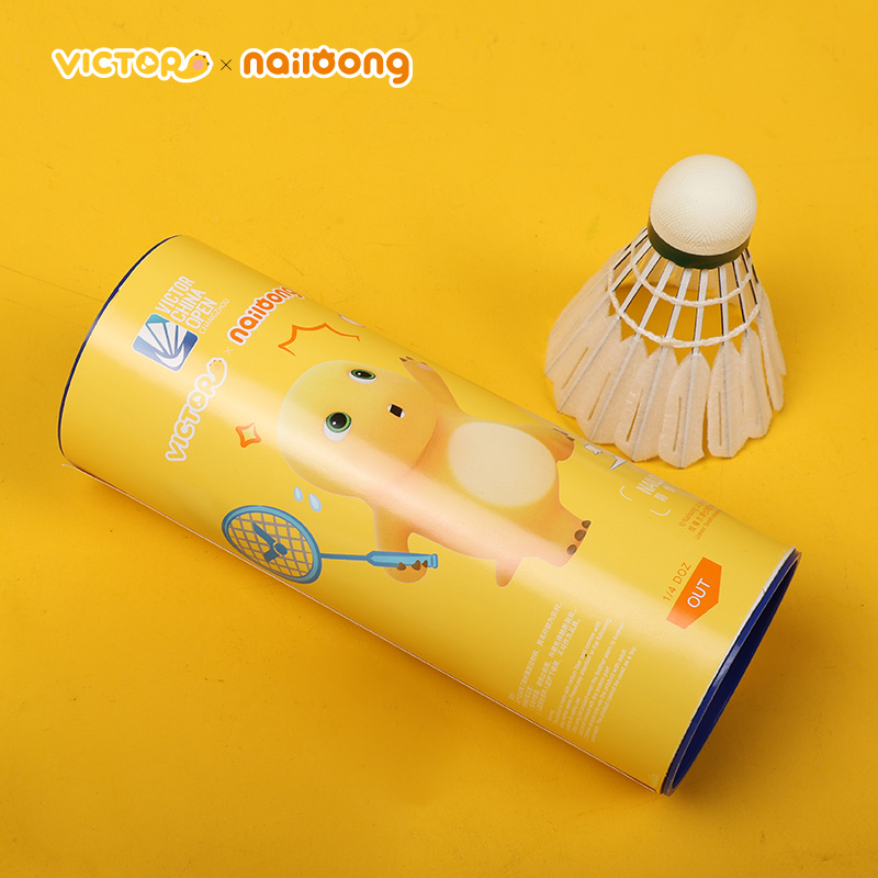 威克多VICTOR胜利羽毛球奶龙联名系列碳音训练耐打球NCS_NLCO25