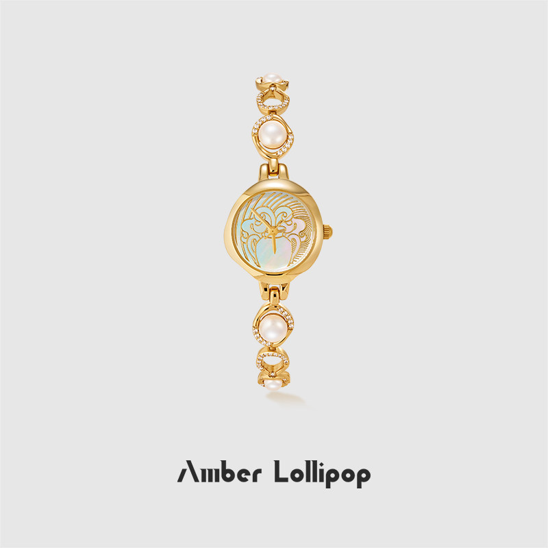 Amberlollipop珍珠手表十二星座贝母女士腕表 星曜系列