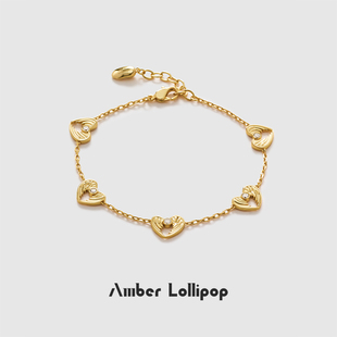 Amber Lollipop脚链女轻奢小众精致脚环气质高级感礼物2025新款