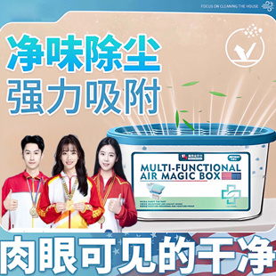 活性炭吸尘除味魔盒净化空气茉莉除尘固体喷雾家庭持久留香卫生间