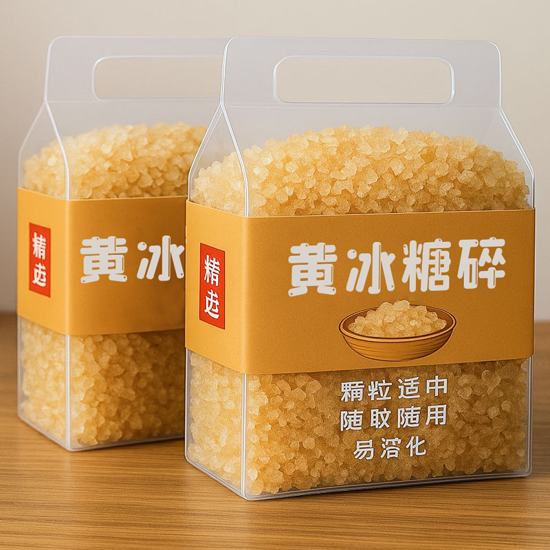 广西新黄冰糖粉冰糖碎甘蔗熬制小颗粒泡茶滋补其他药食同源食品