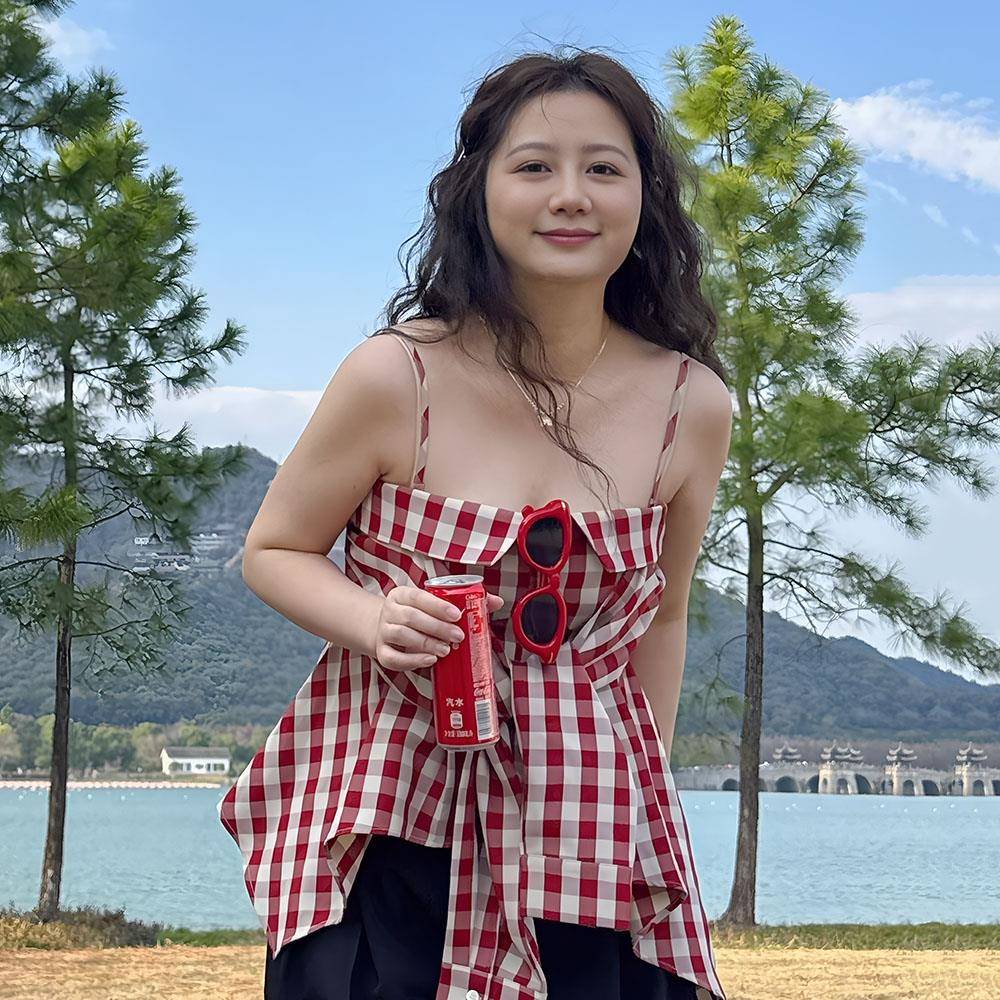 大码纯欲甜辣红格子吊带背心女春夏胖mm遮肉显瘦内搭外穿小衫上衣