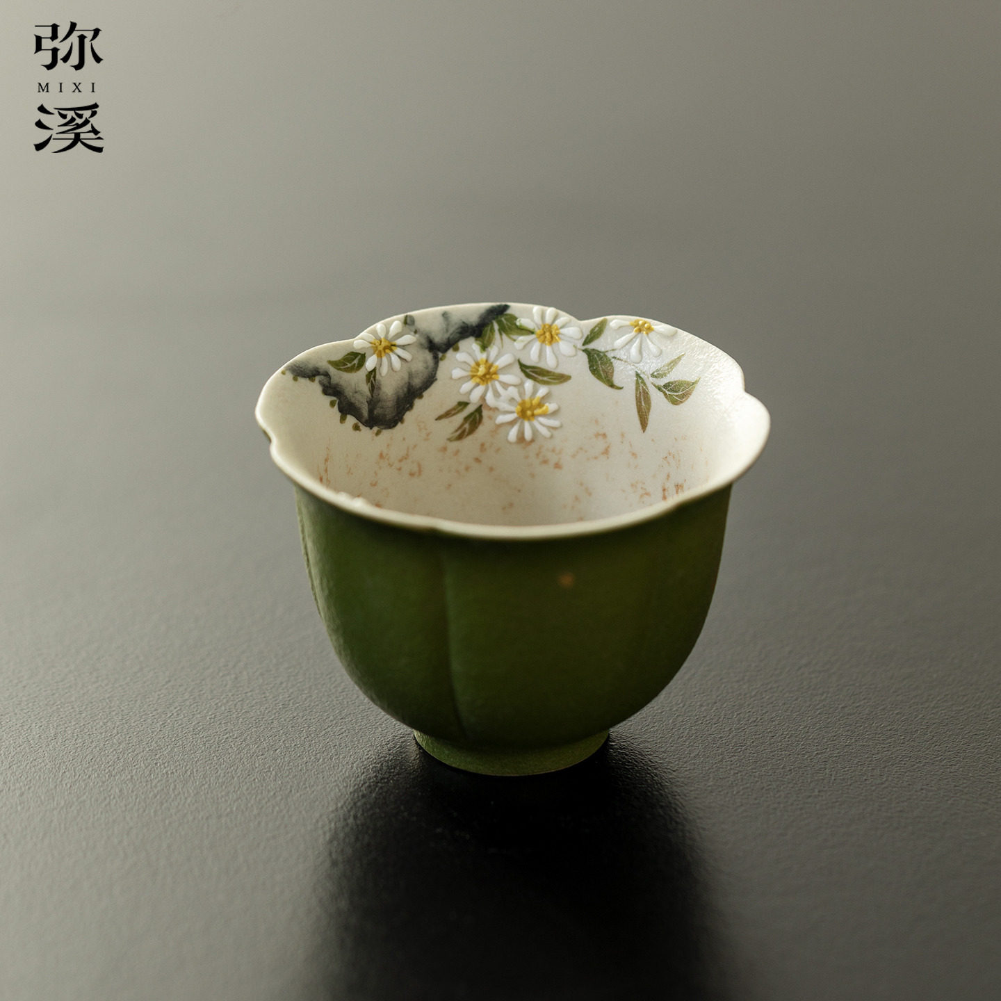 小青柑手绘莲瓣茶杯陶瓷女士一人饮品茗杯单个功夫茶具主人杯,餐饮具,茶杯,淘宝优惠券,粉丝福利购,淘宝优惠卷