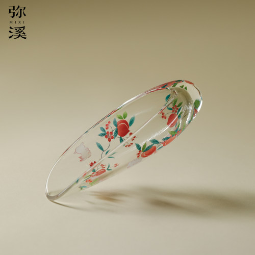 弥溪玉兔桃夭冰清茶则家用高档茶拨女士精致茶勺功夫茶具配件茶拨