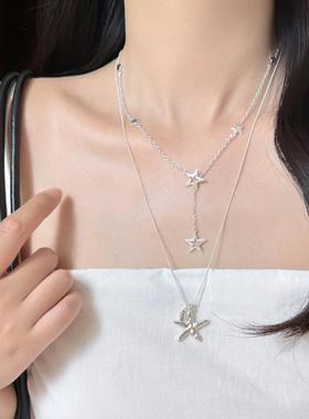 度假风海星项链海边小众简约百搭