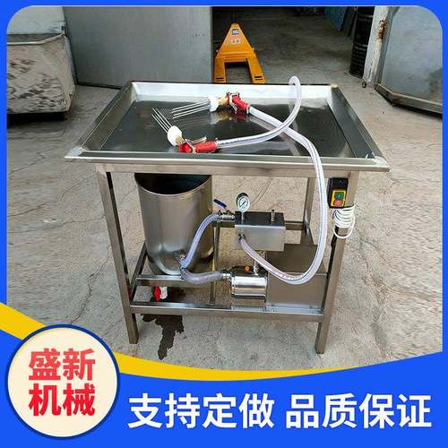 猪肘子腌制半自动调料注射机大块羊肉腌渍入味手动盐水注射设备