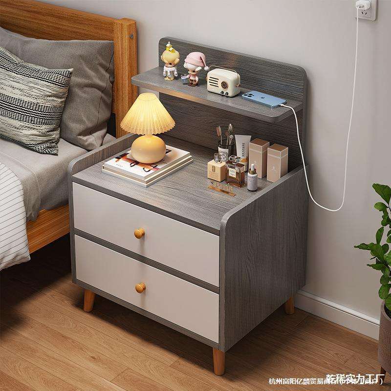 收纳置物架置物架柜上床头柜放上面放在床头柜床头置物架床头的床