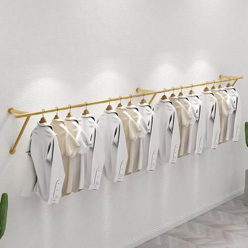 服装店服饰展示架童装女装挂衣架上墙货架侧挂组合陈列架壁挂新款