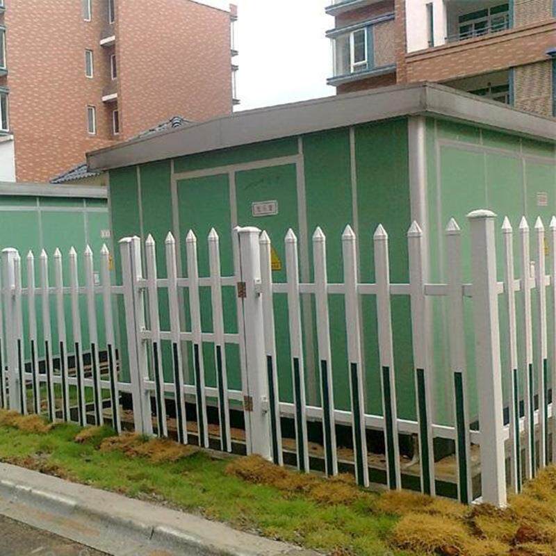 塑钢围墙护栏PV围墙护栏厂区护栏庭院配电箱变压器防护围栏格栅