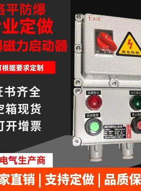 BQC防爆磁力起动器C级电磁综合保护启动箱柜水泵风机