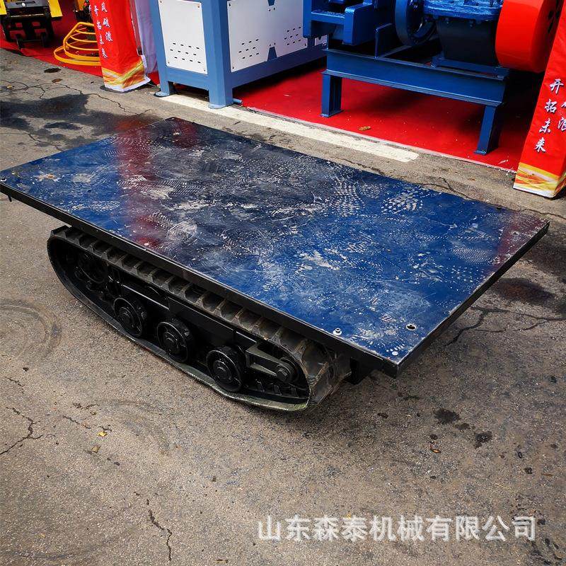小型工程履带底盘 可改装遥控履带平板车 全地形越野爬山虎