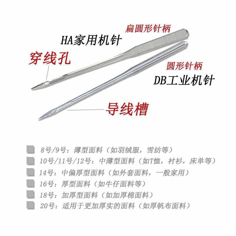 风琴牌缝纫机针电动缝纫机机针电脑平车针缝纫机大针配件