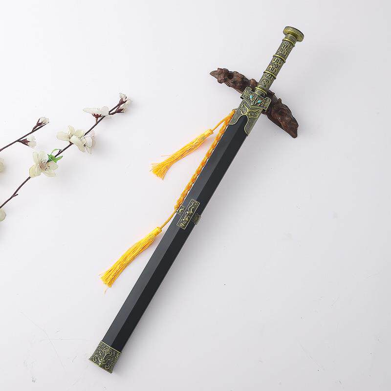 不锈钢未刃金属剑摆件秦始皇古铜仿古兵器旅游景区工艺品2031宝剑