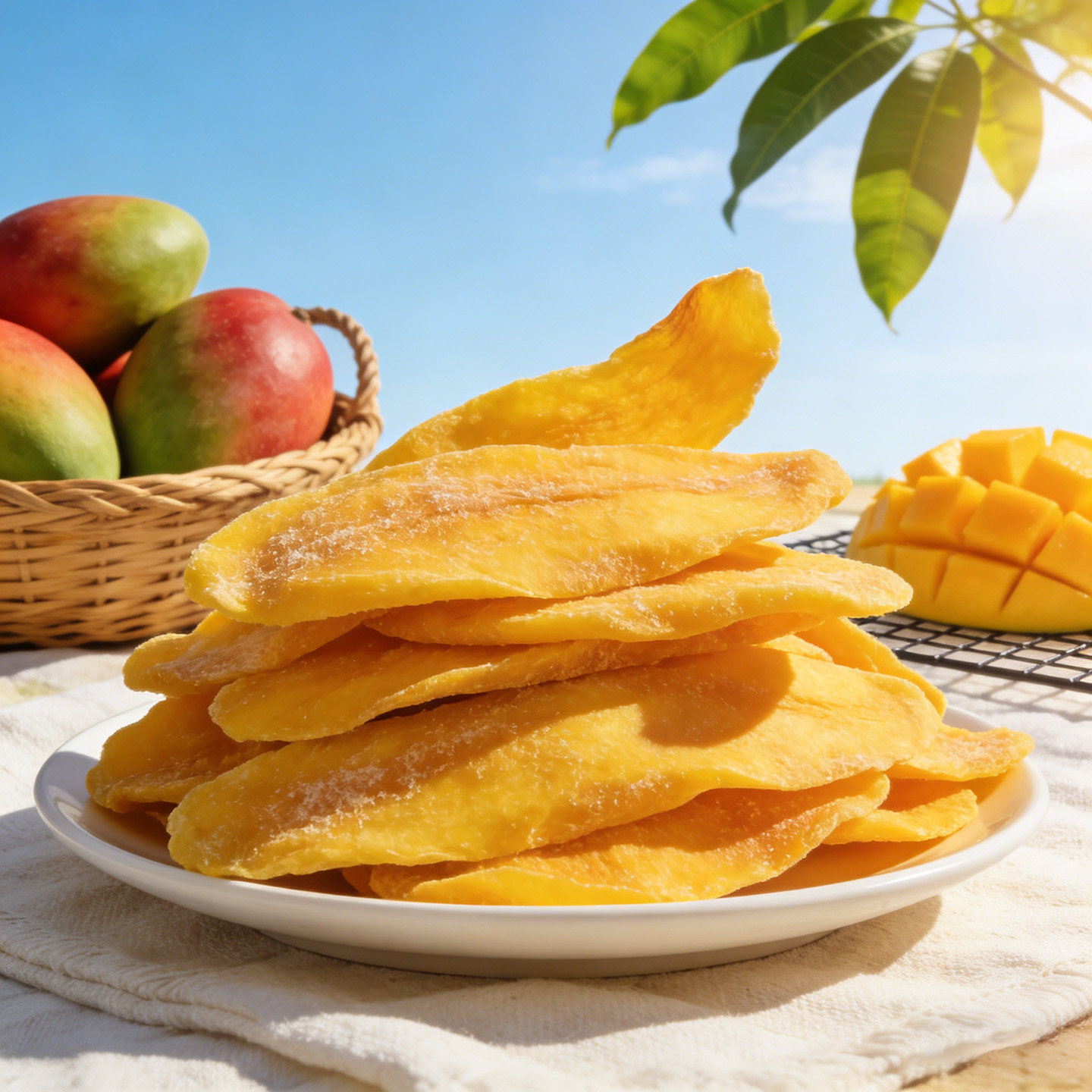 芒果干500g大片厚切果干蜜饯果脯水果干凉果年货儿童休闲零食批发
